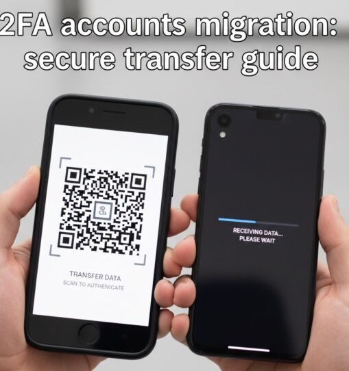 2FA accounts migration - scan QR code to transfer authenticator accounts