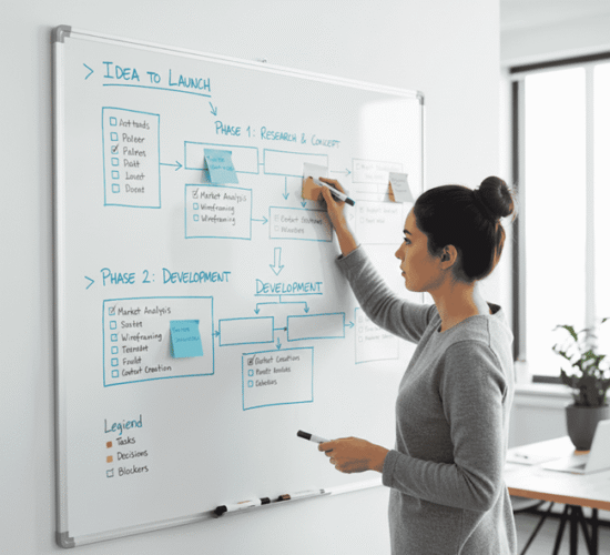 business owner simplifying workflow to scale without burnout