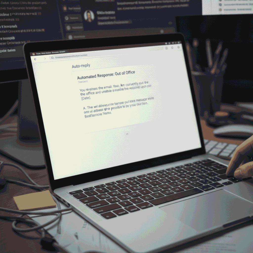 automated response feature within a client communication systems