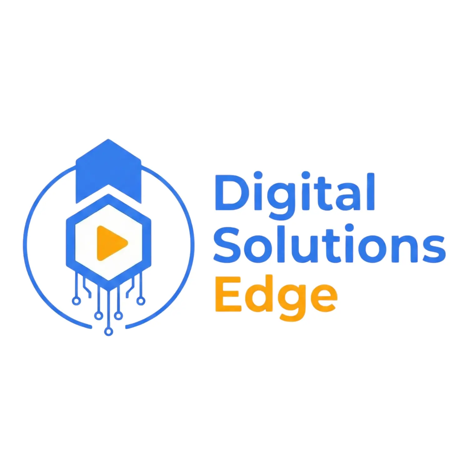 Digital Solutions Edge Logo - White BG
